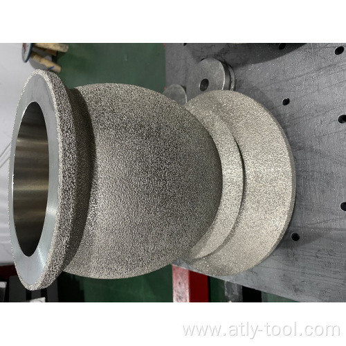 Super large special-shaped brazed grinding wheel